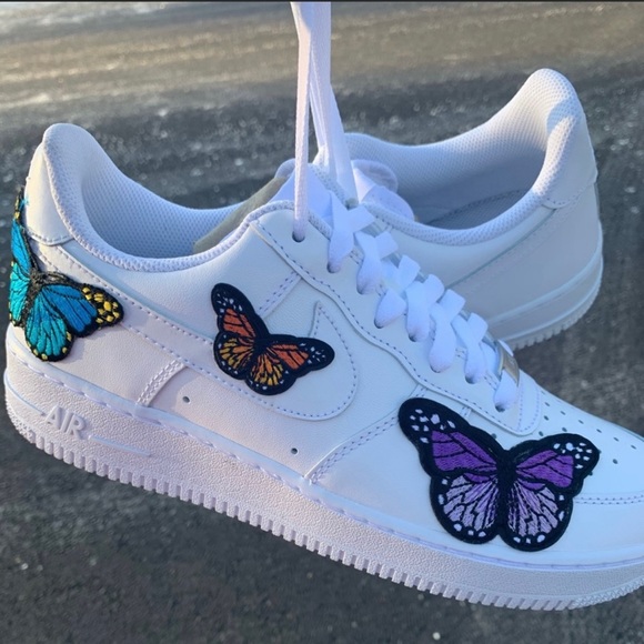 Women’s Butterfly Air Force 1s - Picture 2 of 3